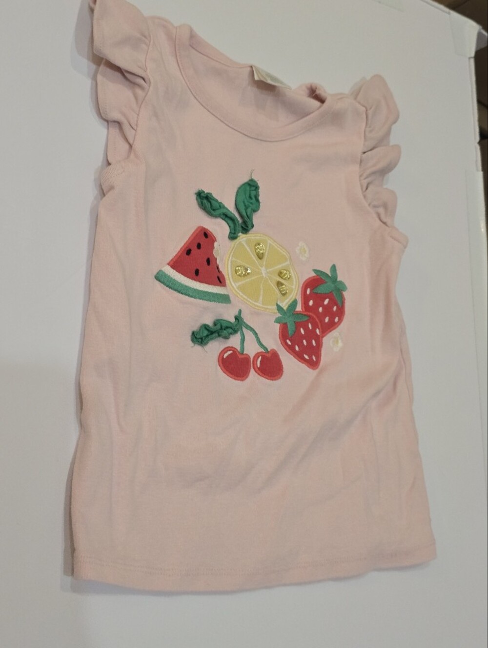 Gymboree Light Pink Girls' Fruit Top 7